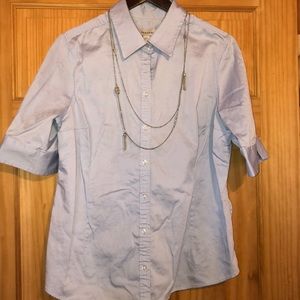 Merona short sleeve button up top